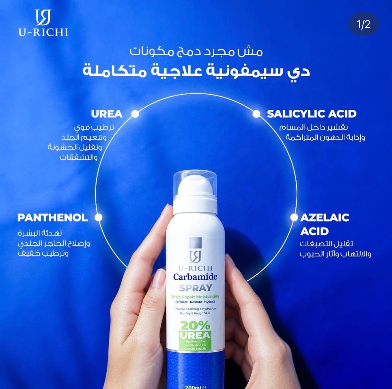 كارباميد سبراي 20% يوريا – U-RICHI Carbamide Spray