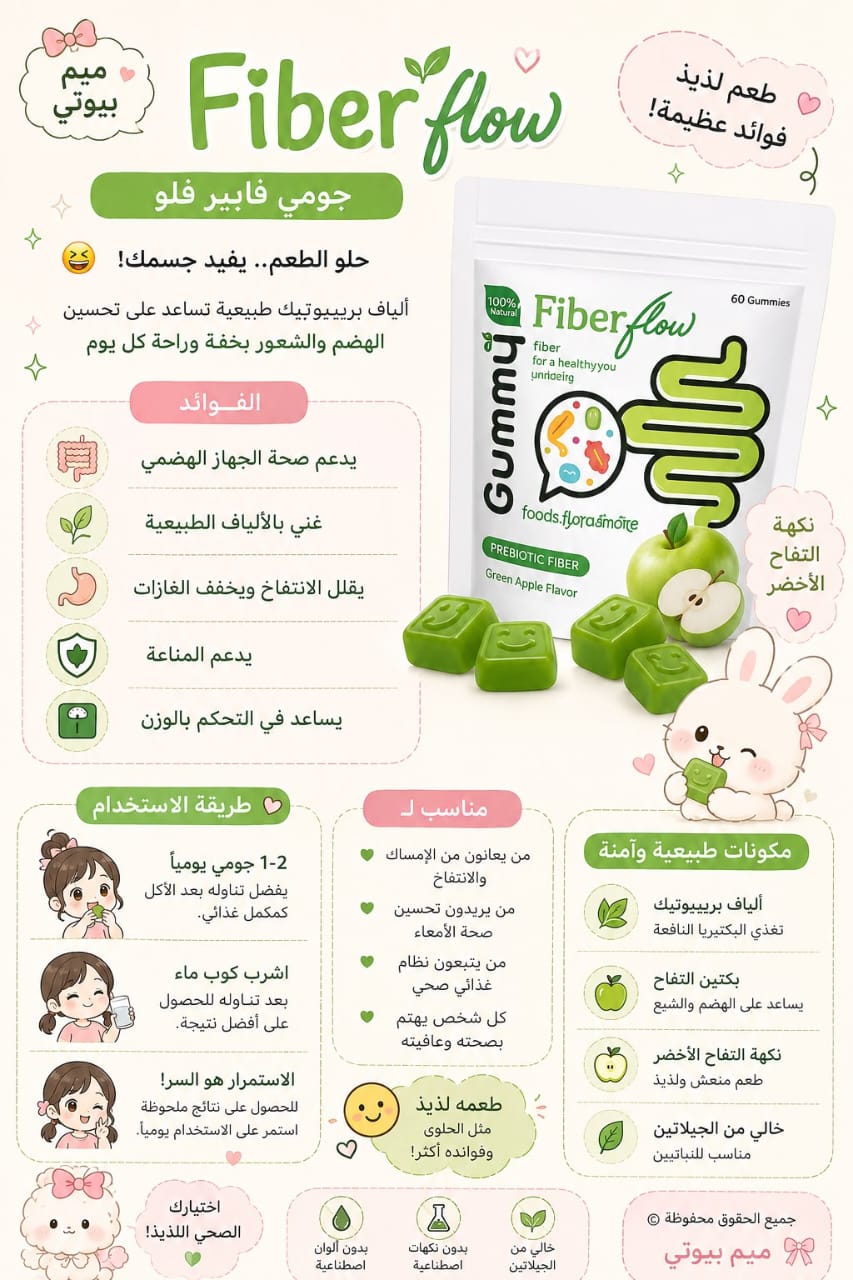 فايبر فلو – Fiber Flow Gummy
