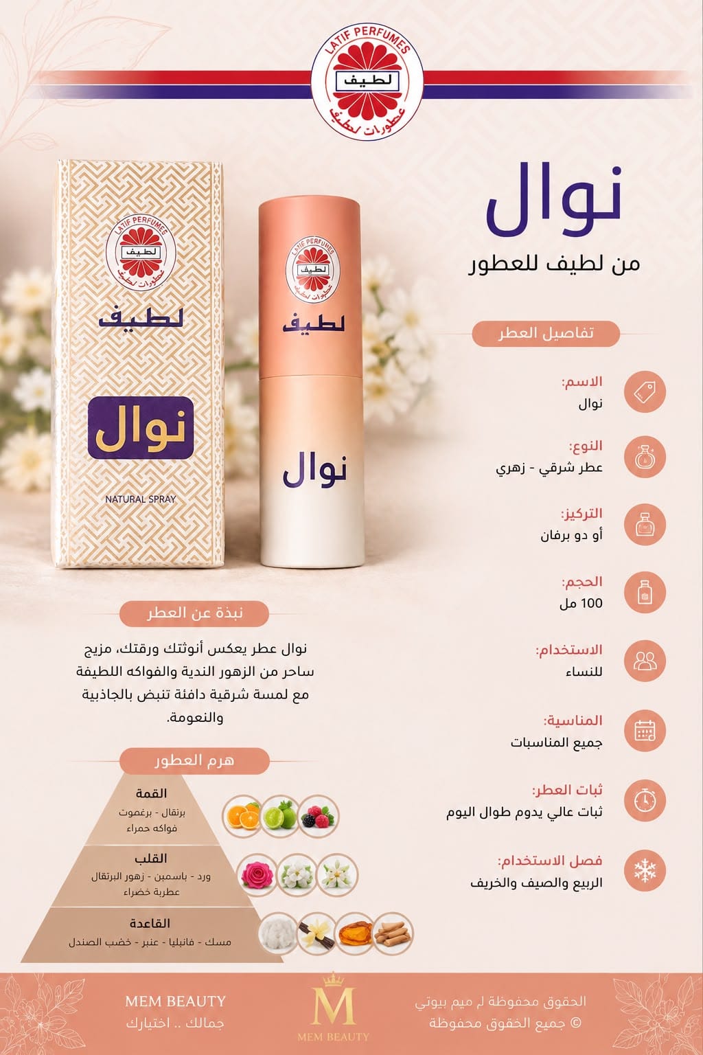 عطر نوال – Nawal ✨🌸