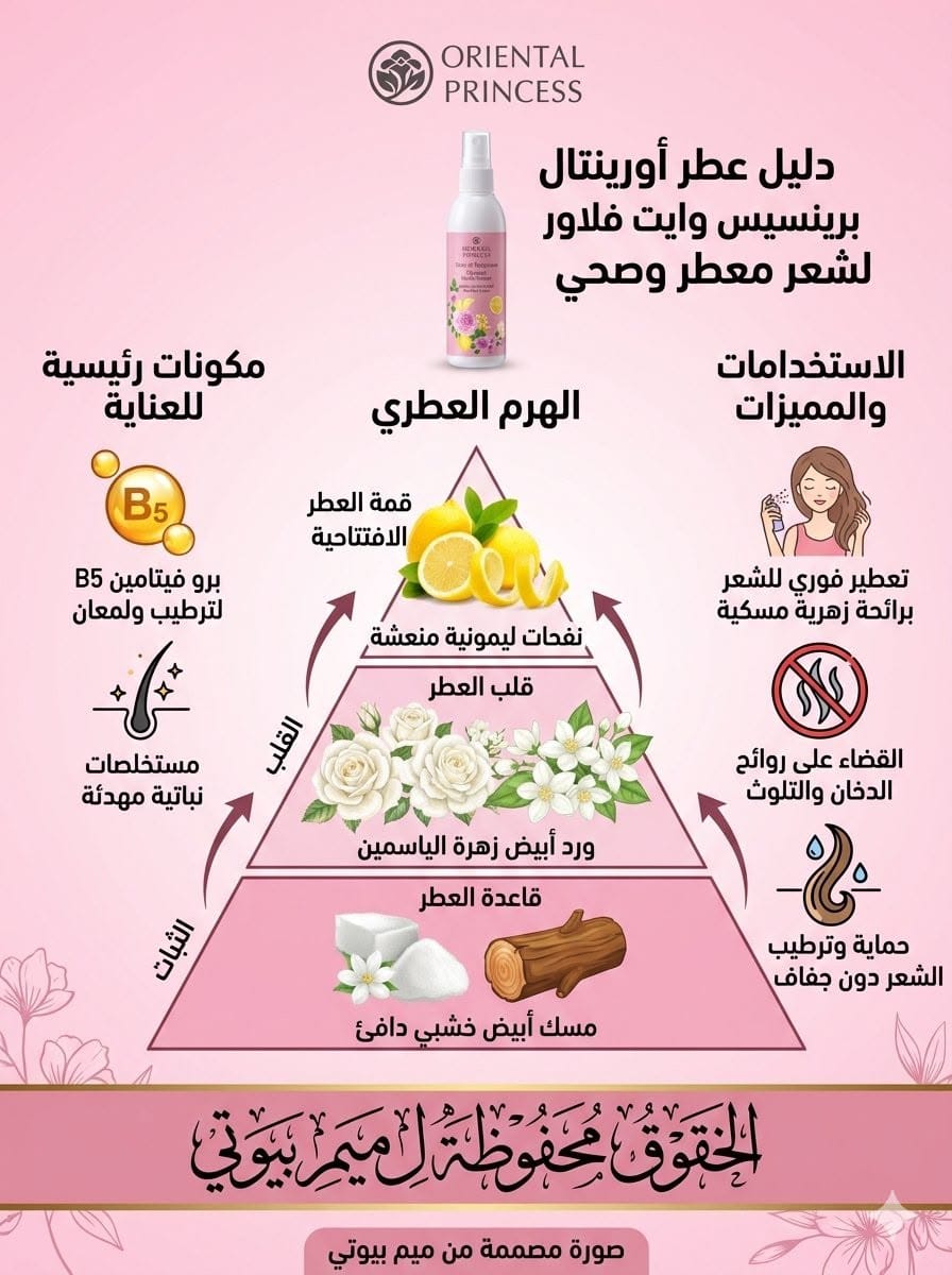 بخاخ شعر وايت فلور – White Flower