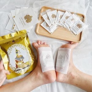 لاصقة القدم الذهبية لإزالة السموم الملكية – Gold Princess Royal Detox Foot Patch