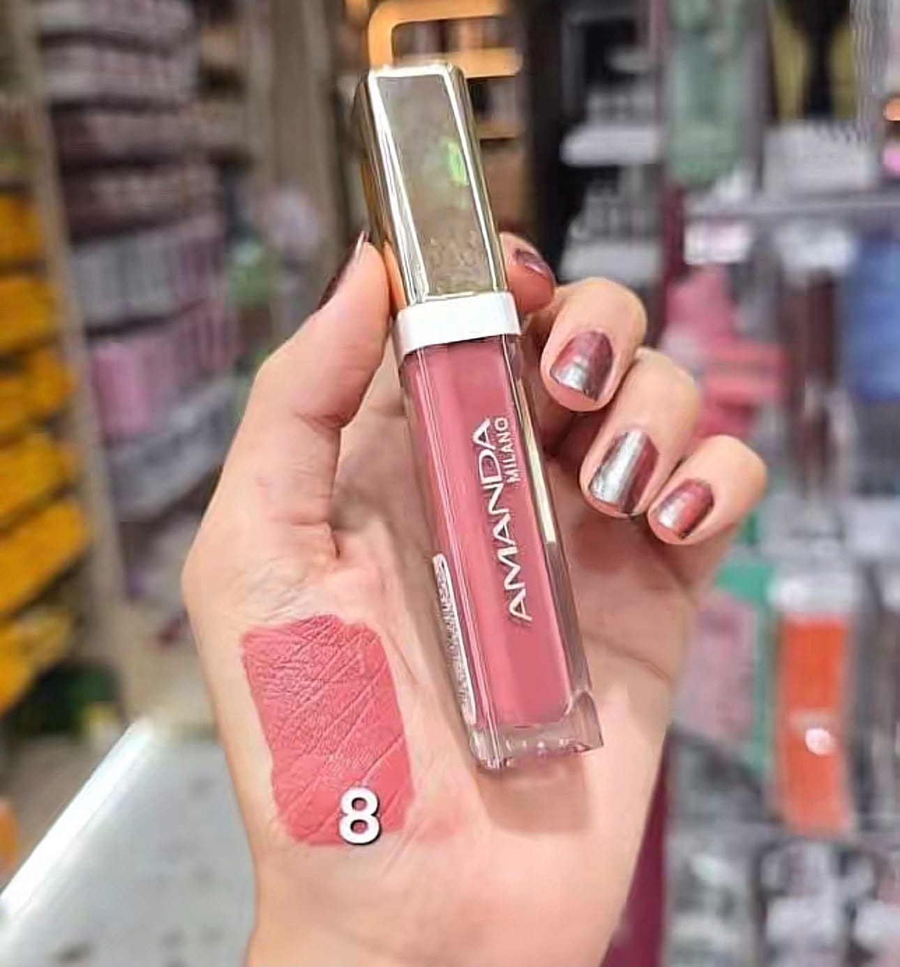 أحمر شفاه مات أماندا ميلانو رقم 08 – Amanda Milano Matte Lipstick No. 08