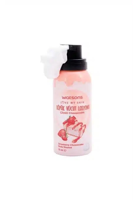 موس الجسم بتشيز كيك الفراولة – Watsons Love My Skin Strawberry Cheesecake Body Mousse