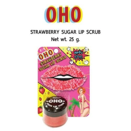 مقشر الشفاه بالسكر والفراولة OHO – OHO Strawberry Sugar Lip Scrub